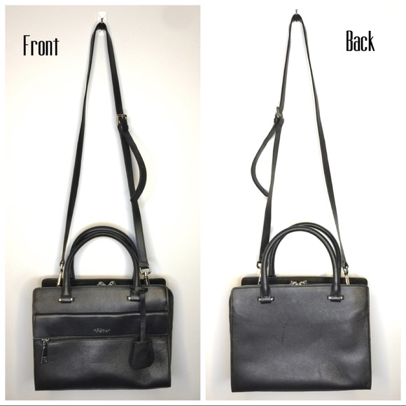 MODALU ‘Erin’ Mini Tote in black leather - Picture 2 of 8